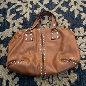 Michael kors tan leather purse